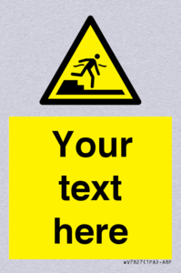 Custom warning Submerged step or steps